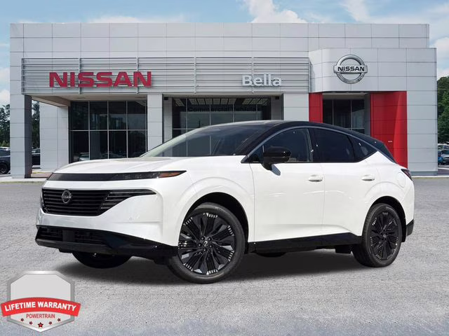 2026 Everest White Pearl/Black Nissan Murano Platinum AWD SUV