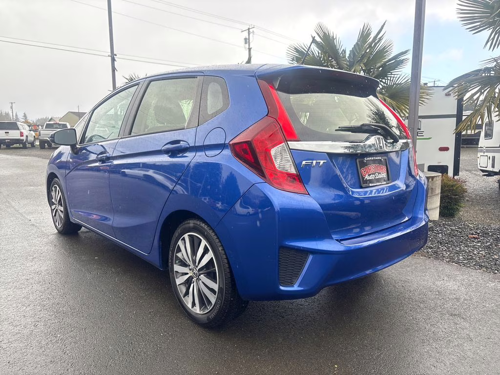2016 Blue Honda Fit EX FWD Hatchback