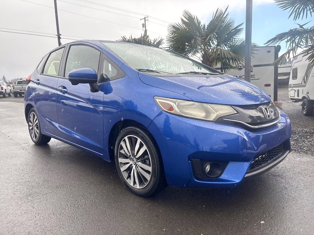 2016 Blue Honda Fit EX FWD Hatchback