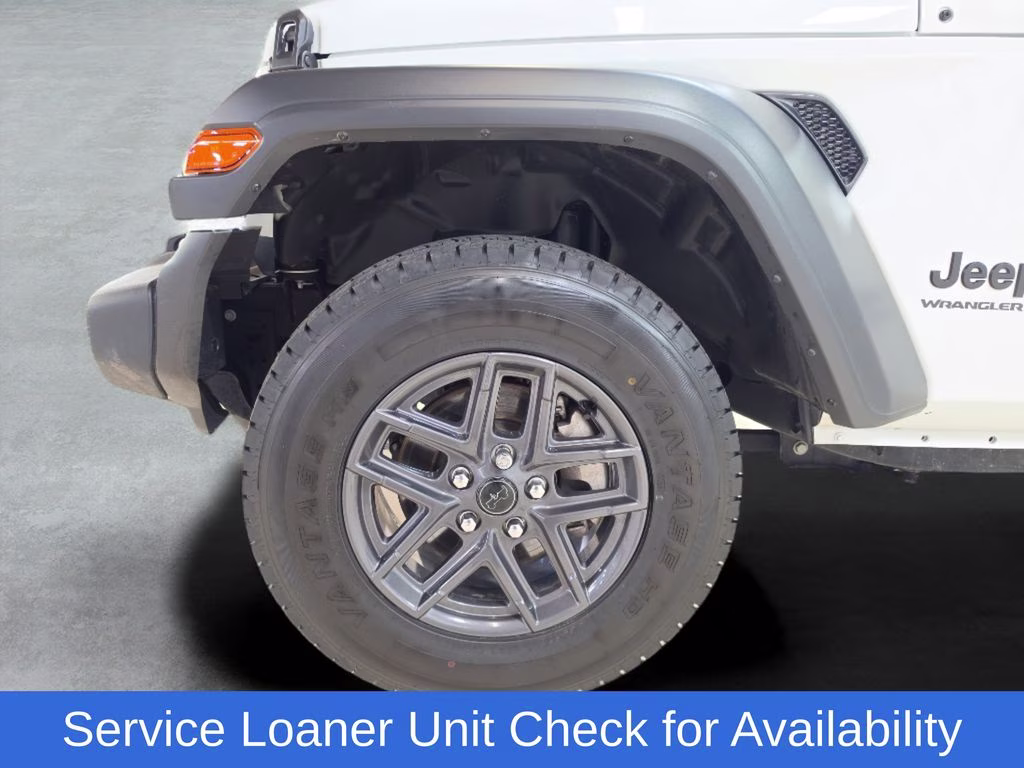 2025 Bright White Clearcoat Jeep Wrangler Sport S 4X4 SUV