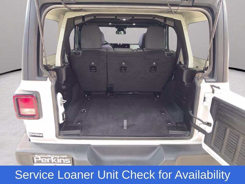 2025 Bright White Clearcoat Jeep Wrangler Sport S 4X4 SUV