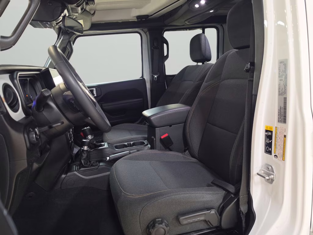 2025 Bright White Clearcoat Jeep Wrangler Sport S 4X4 SUV