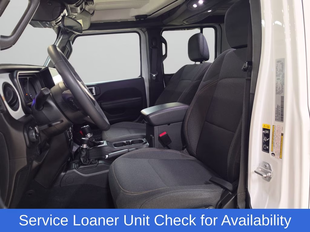 2025 Bright White Clearcoat Jeep Wrangler Sport S 4X4 SUV