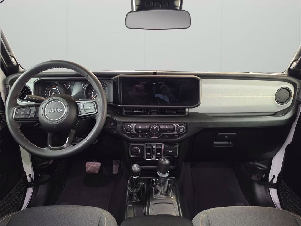 2025 Bright White Clearcoat Jeep Wrangler Sport S 4X4 SUV