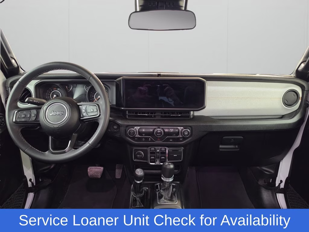 2025 Bright White Clearcoat Jeep Wrangler Sport S 4X4 SUV