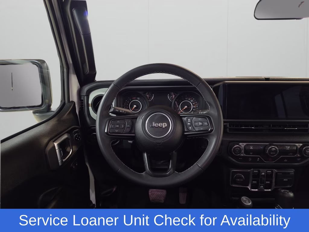 2025 Bright White Clearcoat Jeep Wrangler Sport S 4X4 SUV