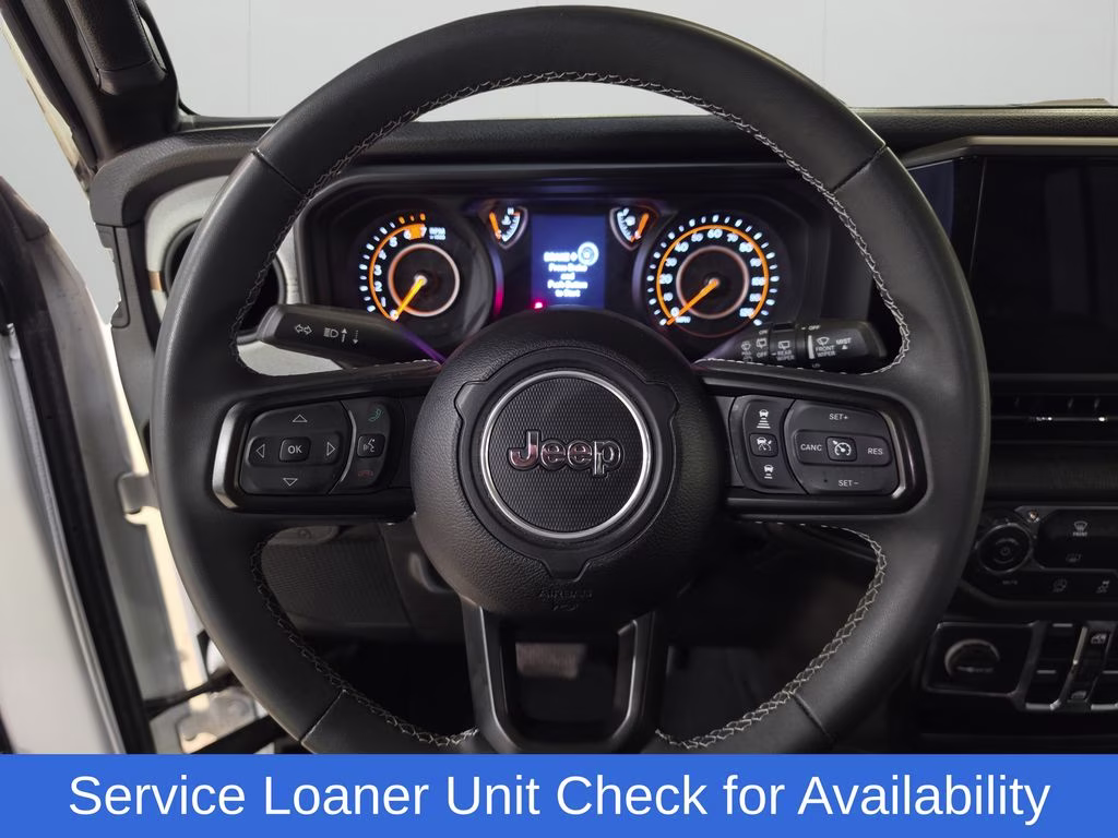 2025 Bright White Clearcoat Jeep Wrangler Sport S 4X4 SUV