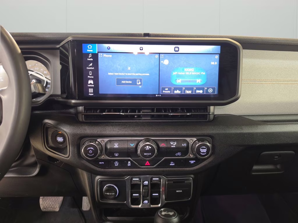 2025 Bright White Clearcoat Jeep Wrangler Sport S 4X4 SUV