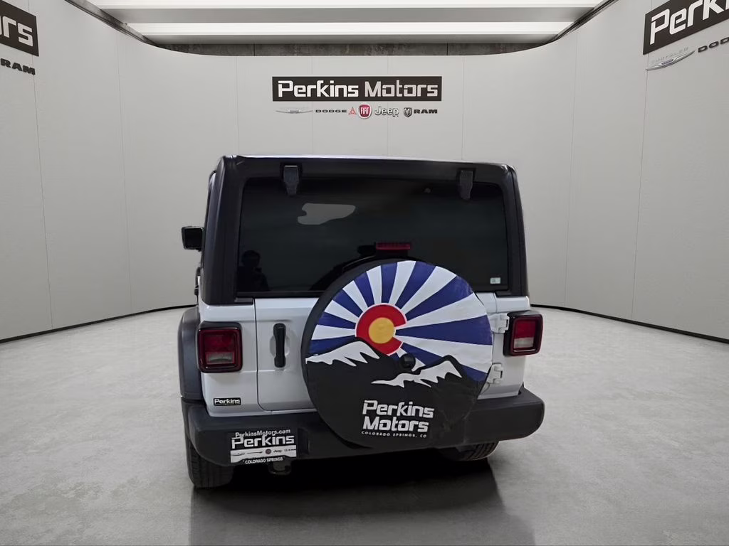 2025 Bright White Clearcoat Jeep Wrangler Sport S 4X4 SUV