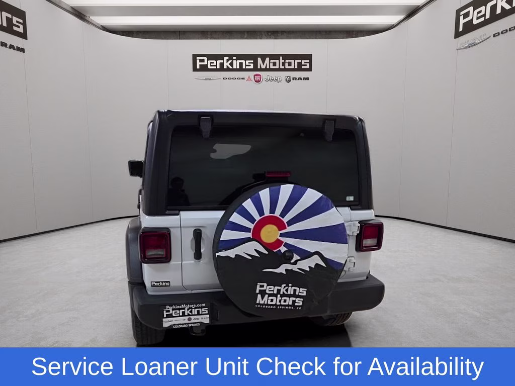 2025 Bright White Clearcoat Jeep Wrangler Sport S 4X4 SUV