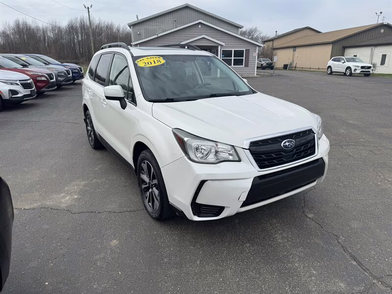2018 Crystal White Pearl Subaru Forester 2.0XT Premium AWD Crossover
