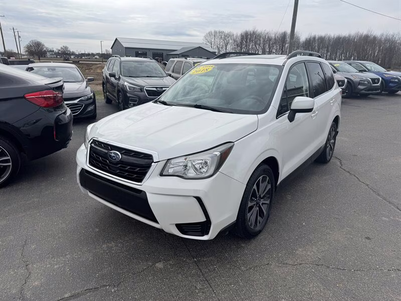 2018 Crystal White Pearl Subaru Forester 2.0XT Premium AWD Crossover