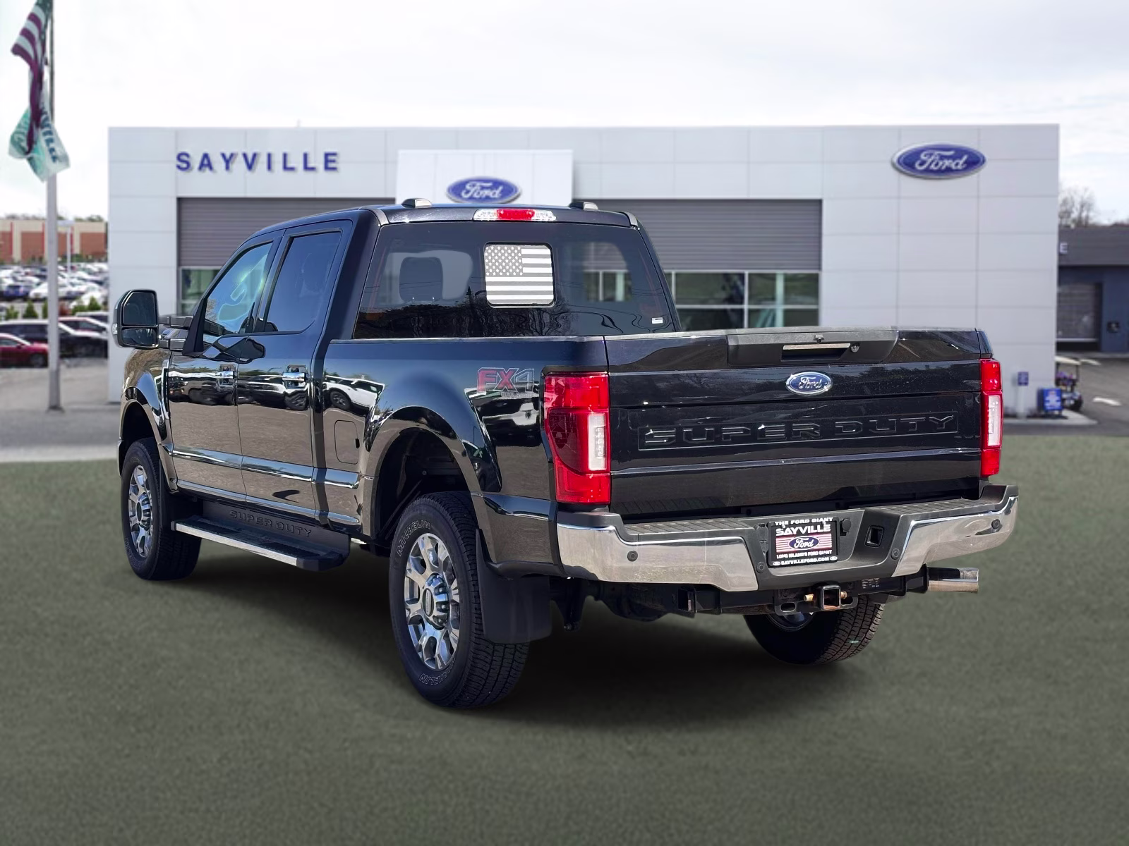2021 Agate Black Metallic Ford Super Duty F-250 SRW LARIAT 4WD Crew Cab 6.75' Box 4X4 Truck