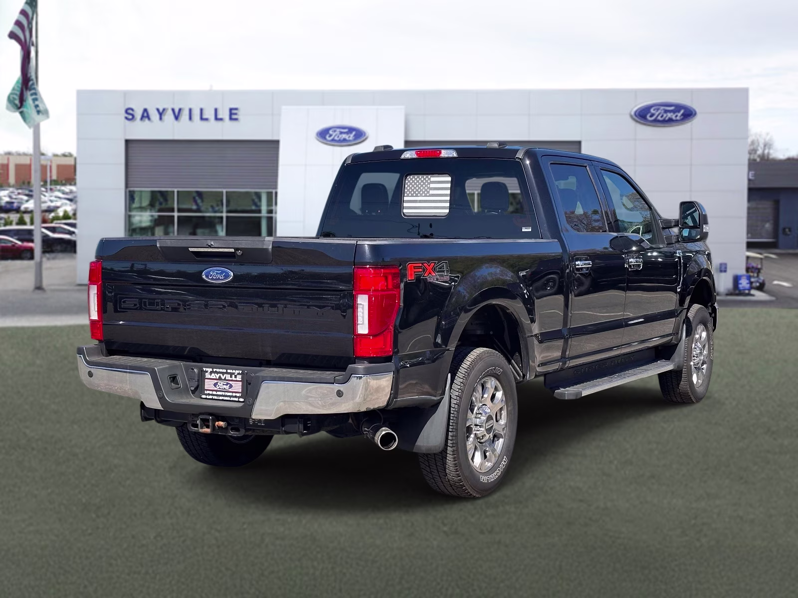 2021 Agate Black Metallic Ford Super Duty F-250 SRW LARIAT 4WD Crew Cab 6.75' Box 4X4 Truck