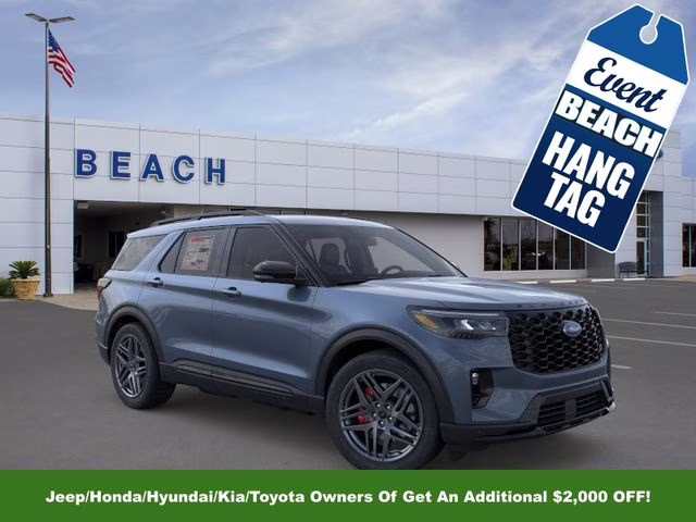 2026 Vapor Blue Ford Explorer ST 4X4 SUV