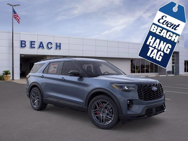 2026 Vapor Blue Metallic Ford Explorer ST 4X4 SUV