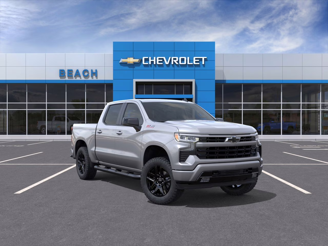 2026 Sterling Gray Metallic Chevrolet Silverado 1500 RST 4X4 Truck