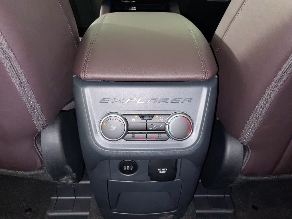 2026 White Ford Explorer Platinum RWD SUV