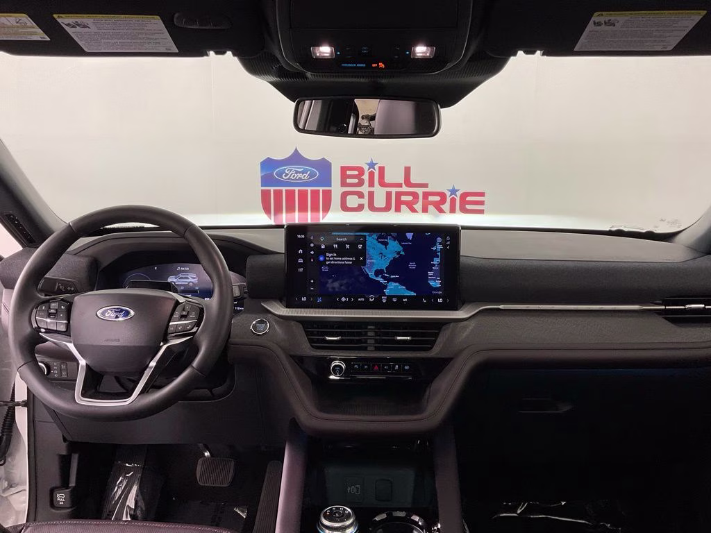 2026 White Ford Explorer Platinum RWD SUV