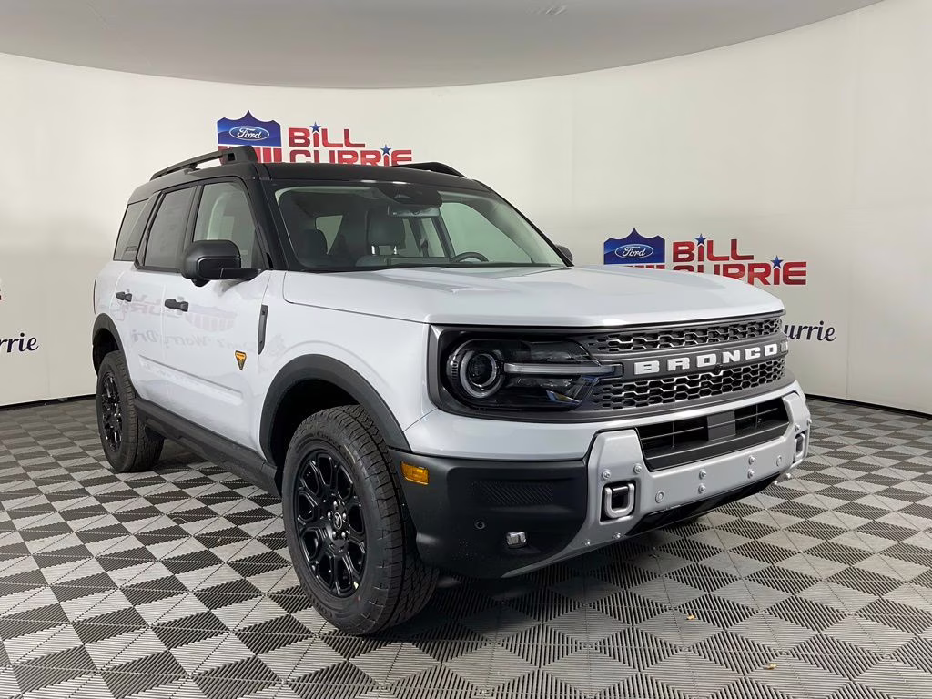 2026 White Ford Bronco Sport Badlands 4X4 SUV
