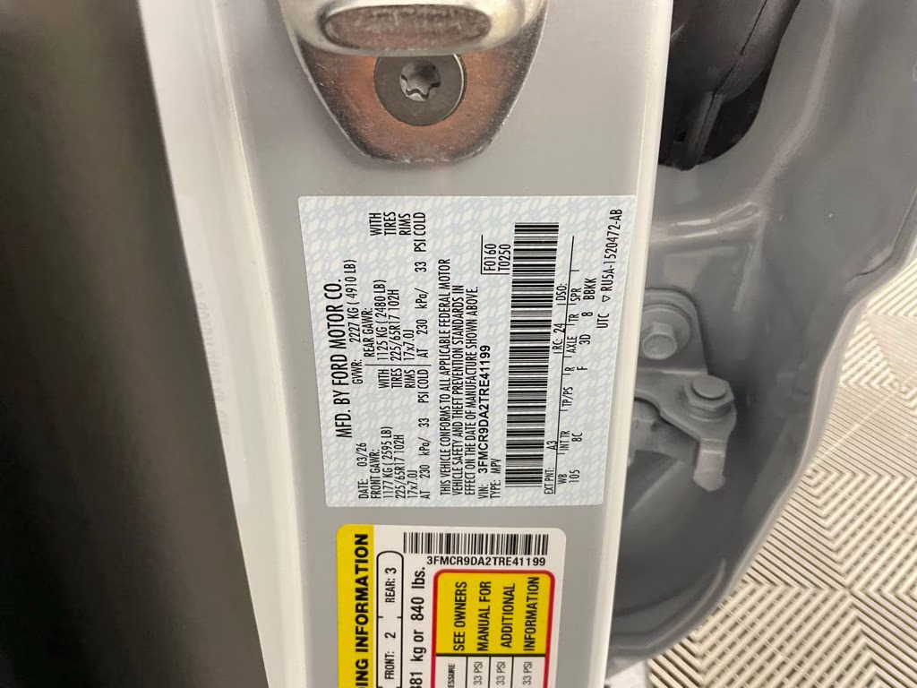 2026 White Ford Bronco Sport Badlands 4X4 SUV