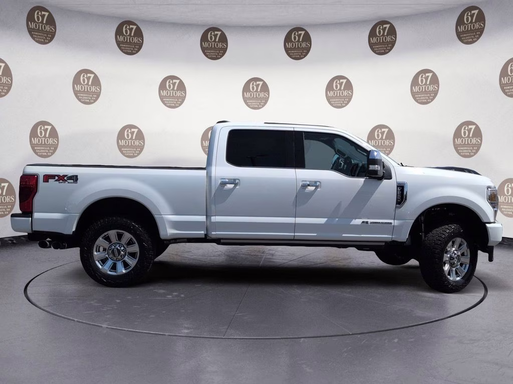 2020 White Metallic Ford Super Duty F-250 SRW Platinum 4X4 Truck