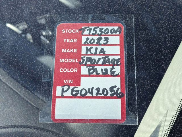 2023 Sapphire Blue Kia Sportage SX AWD SUV