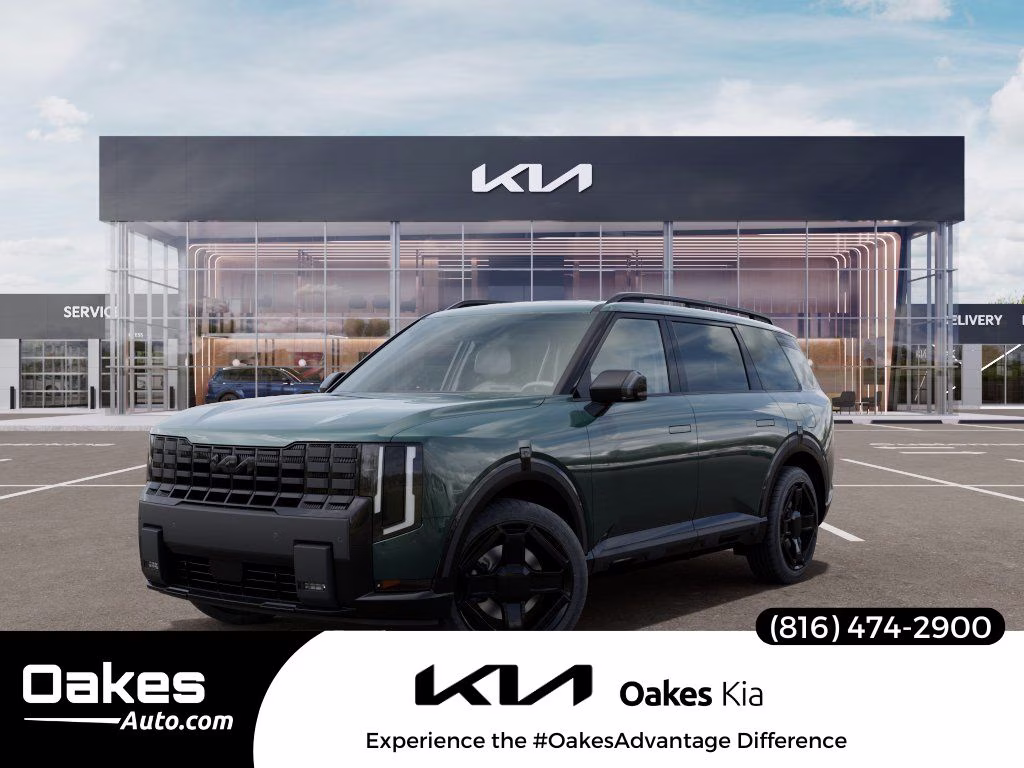 2027 Black Jade Green Kia Telluride X-Line EX AWD SUV