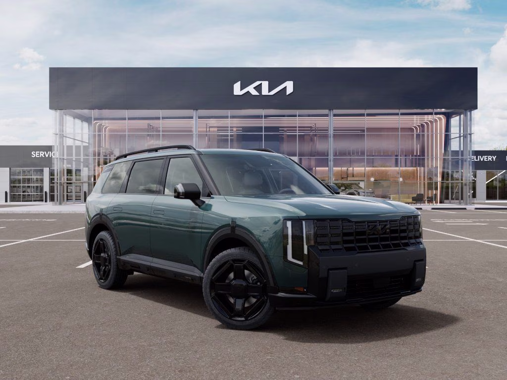 2027 Black Jade Green Kia Telluride X-Line EX AWD SUV