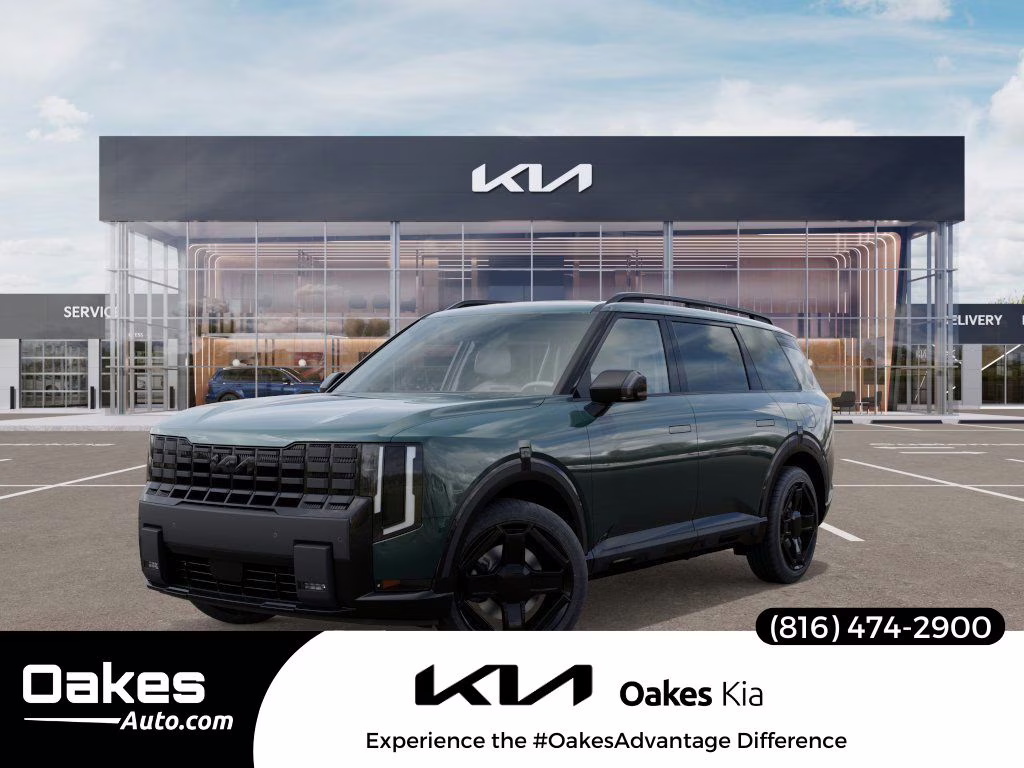 2027 Black Jade Green Kia Telluride X-Line EX AWD SUV