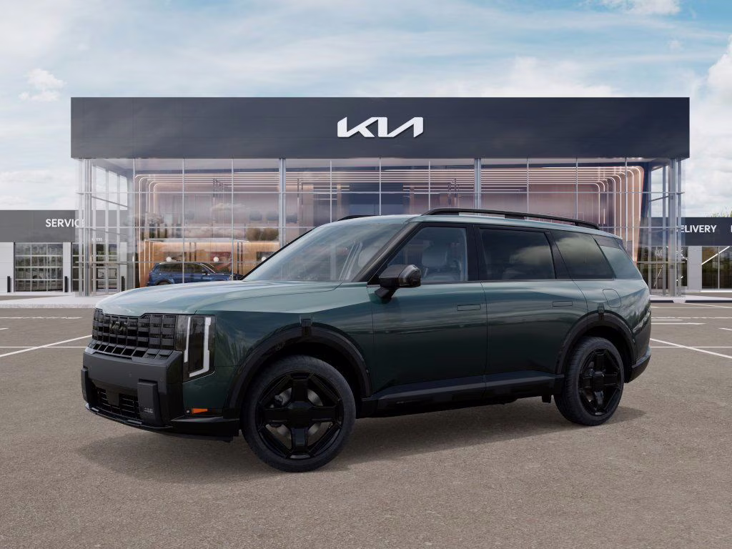 2027 Black Jade Green Kia Telluride X-Line EX AWD SUV
