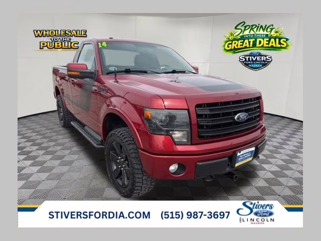 2014 Ruby Red Metallic Tinted Clearcoat Ford F-150 FX4 4X4 Truck