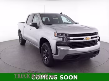 2020 Silver Chevrolet Silverado 1500 LT 4X4 Truck