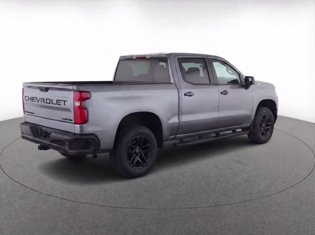 2022 Satin Steel Metallic Chevrolet Silverado 1500 LTD Custom Trail Boss 4X4 Truck