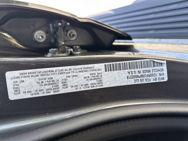 2023 Granite Crystal Metallic Clearcoat Ram 1500 TRX 4X4 Truck