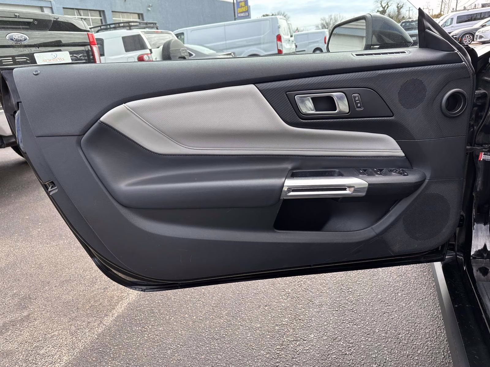 2024 Shadow Black Ford Mustang EcoBoost Convertible RWD Sedan