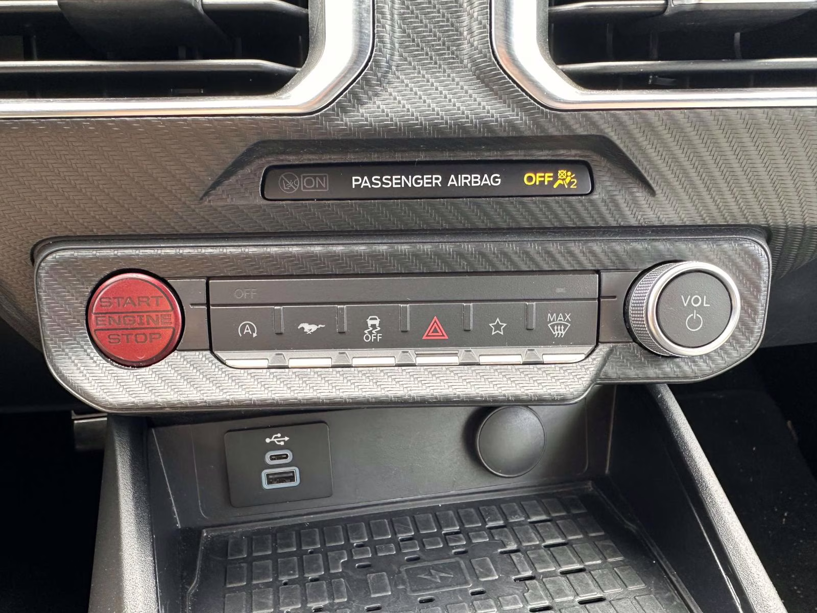 2024 Shadow Black Ford Mustang EcoBoost Convertible RWD Sedan