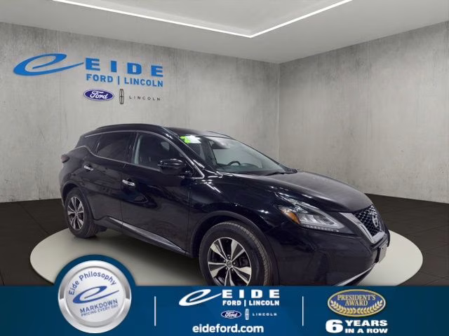 2020 Super Black Metallic Nissan Murano SV AWD SUV