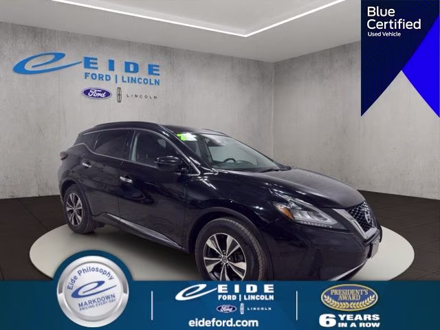 2020 Super Black Metallic Nissan Murano SV AWD SUV