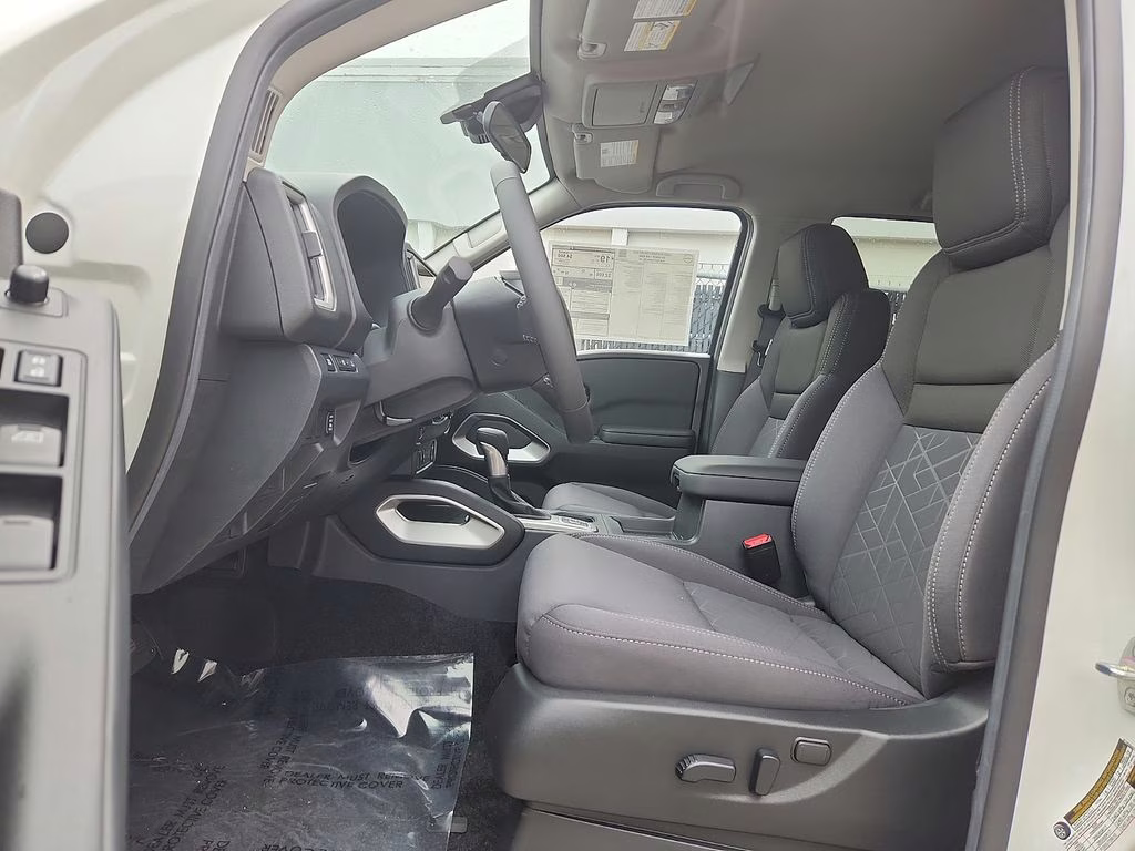 2026 Glacier White Nissan Frontier SV 4X4 Truck