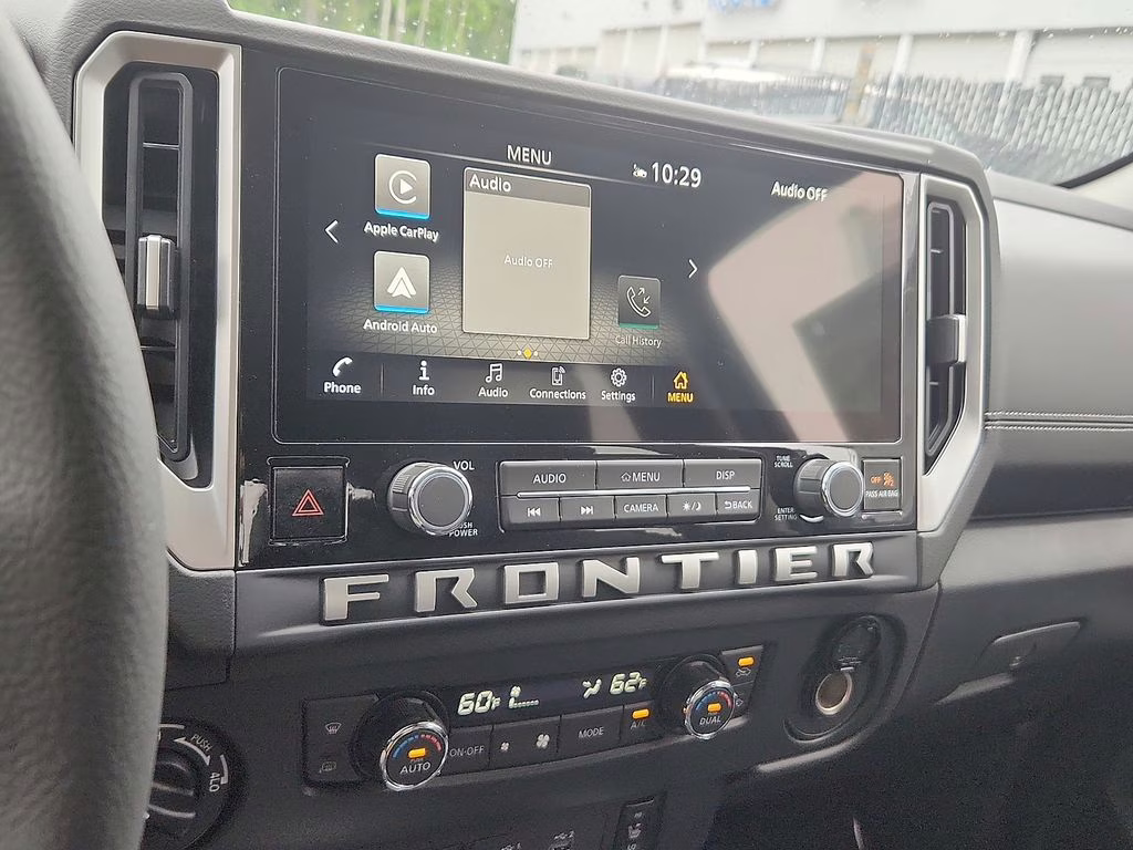 2026 Glacier White Nissan Frontier SV 4X4 Truck
