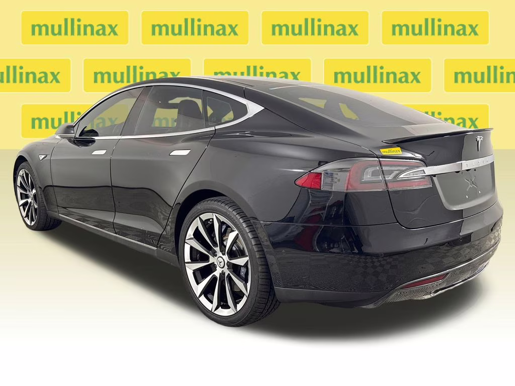 2015 Black Tesla Model S 85D AWD Hatchback