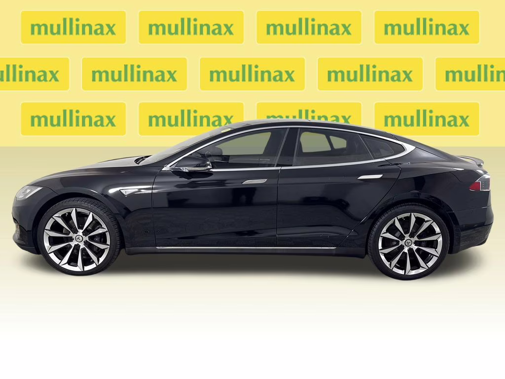 2015 Black Tesla Model S 85D AWD Hatchback