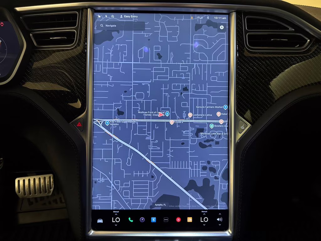 2015 Black Tesla Model S 85D AWD Hatchback