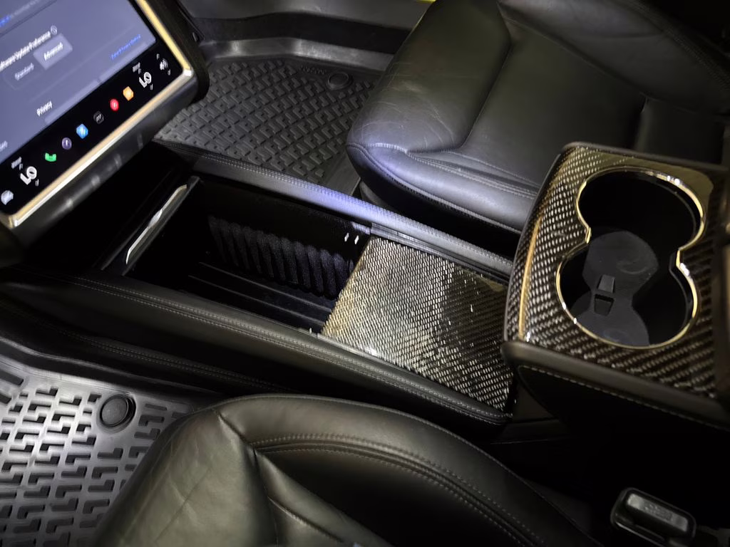 2015 Black Tesla Model S 85D AWD Hatchback