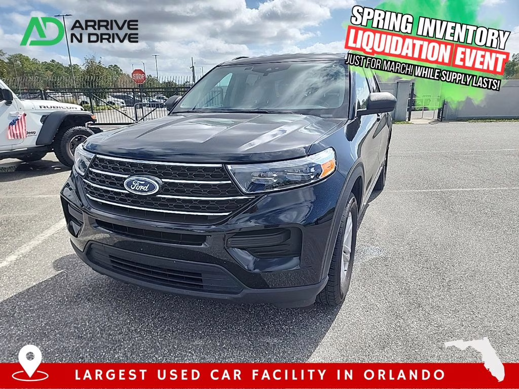 2024 Agate Black Metallic Ford Explorer XLT 4X4 SUV