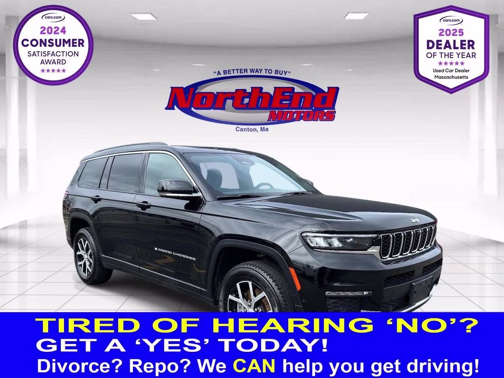 2024 Diamond Black Crystal Pearlcoat Jeep Grand Cherokee L Limited 4X4 SUV