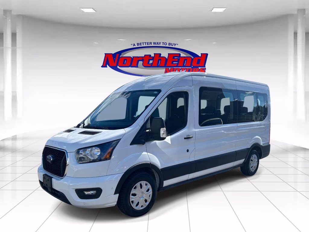 2023 Oxford White Ford Transit-350 XLT RWD Crossover