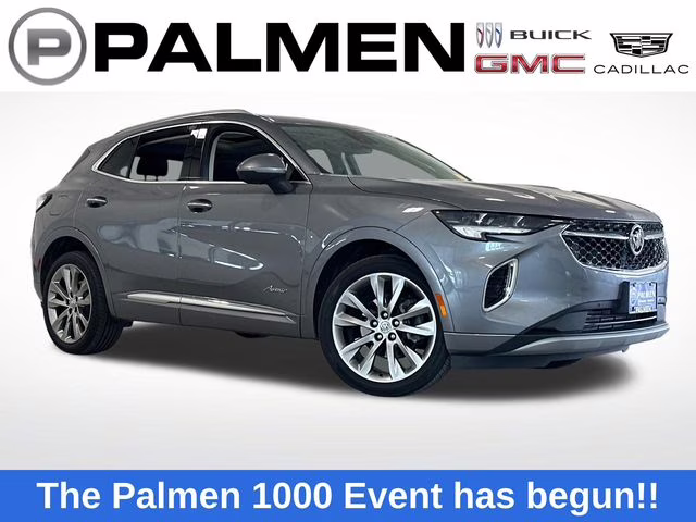 2022 Satin Steel Gray Metallic Buick Envision Avenir AWD SUV