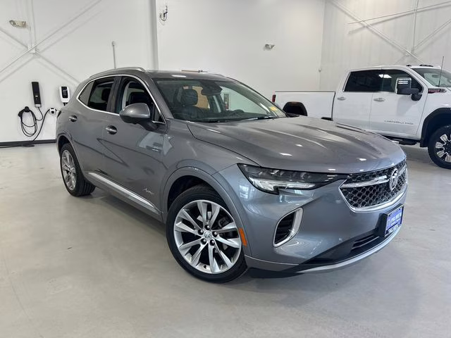 2022 Satin Steel Gray Metallic Buick Envision Avenir AWD SUV